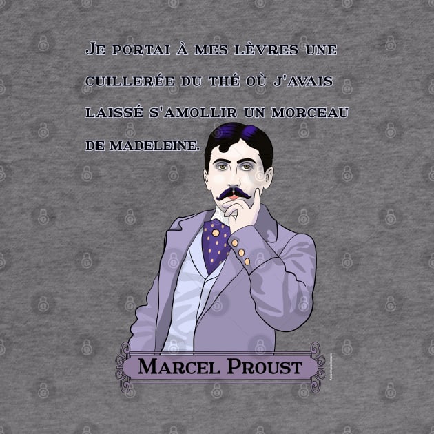 Marcel Proust La Madeleine by VioletAndOberon